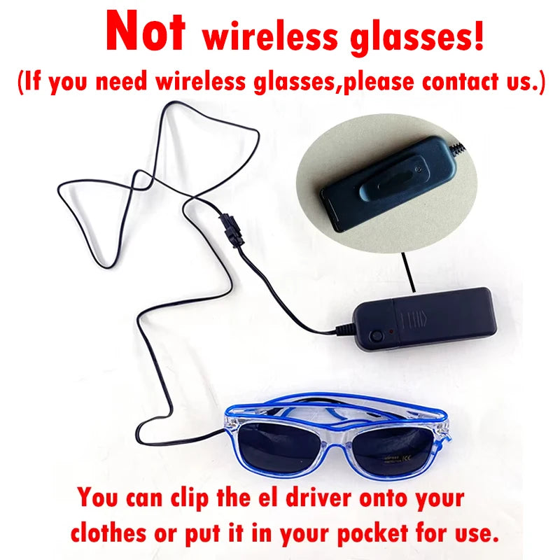 light up party glasses